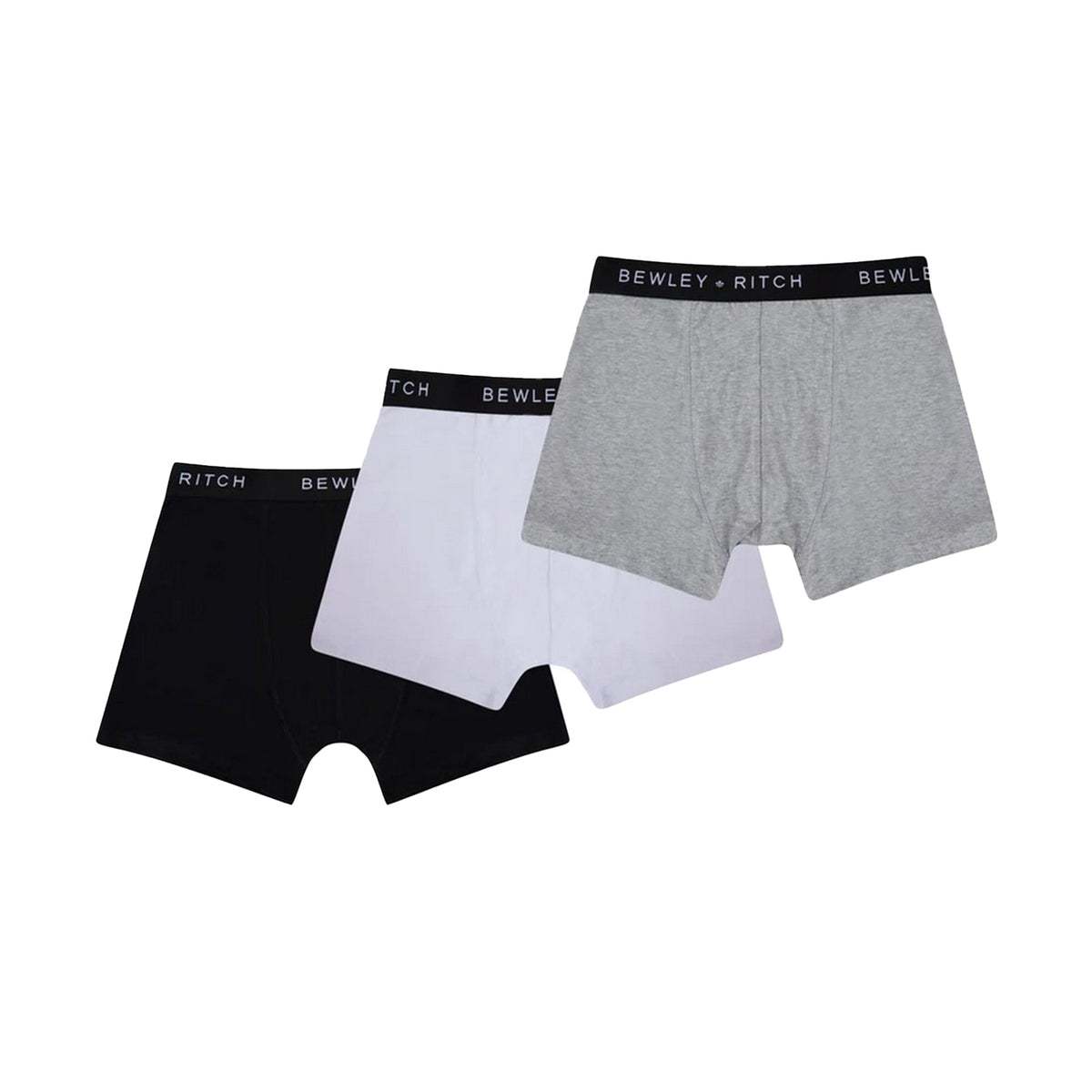 Bewley & Ritch Mens Domoch Boxer Shorts (Pack of 3)