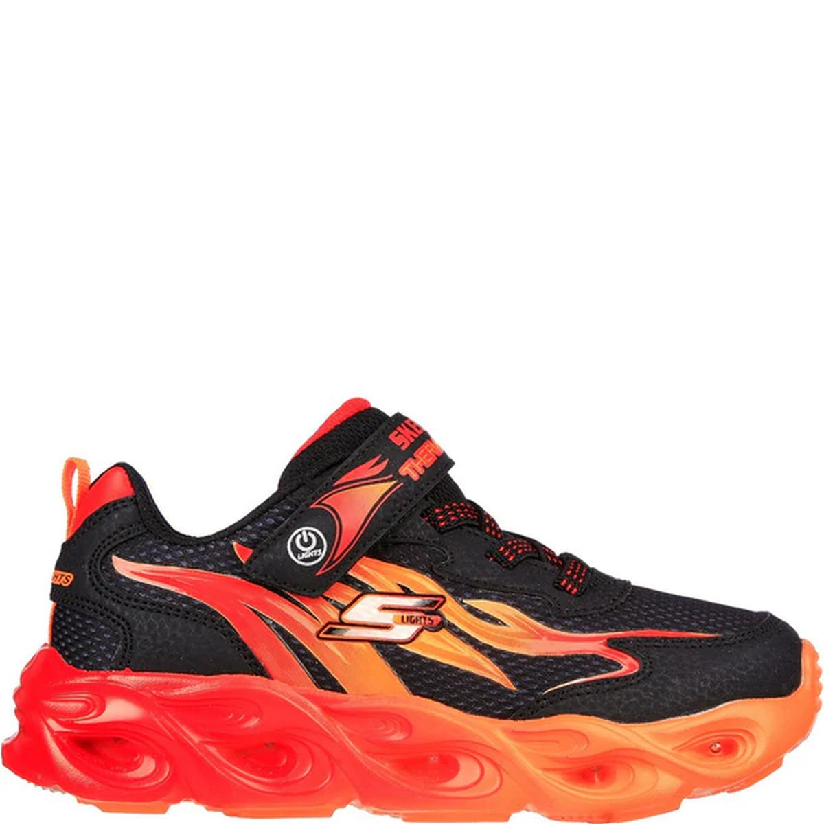 Skechers Boys S Lights Thermo Flash Heat Flux Trainers Discounts