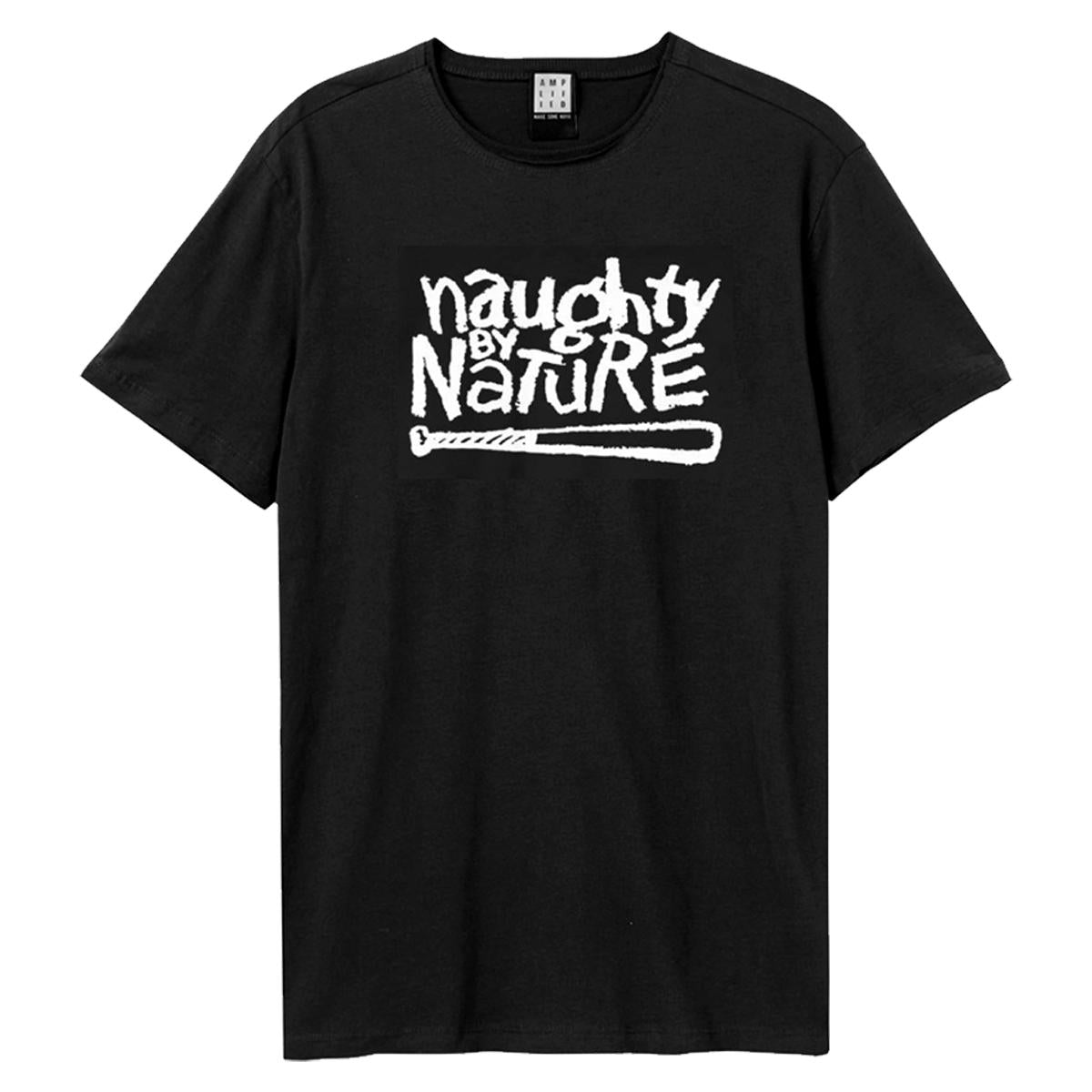 Amplified Unisex Adult Naughty By Nature Logo T-Shirt