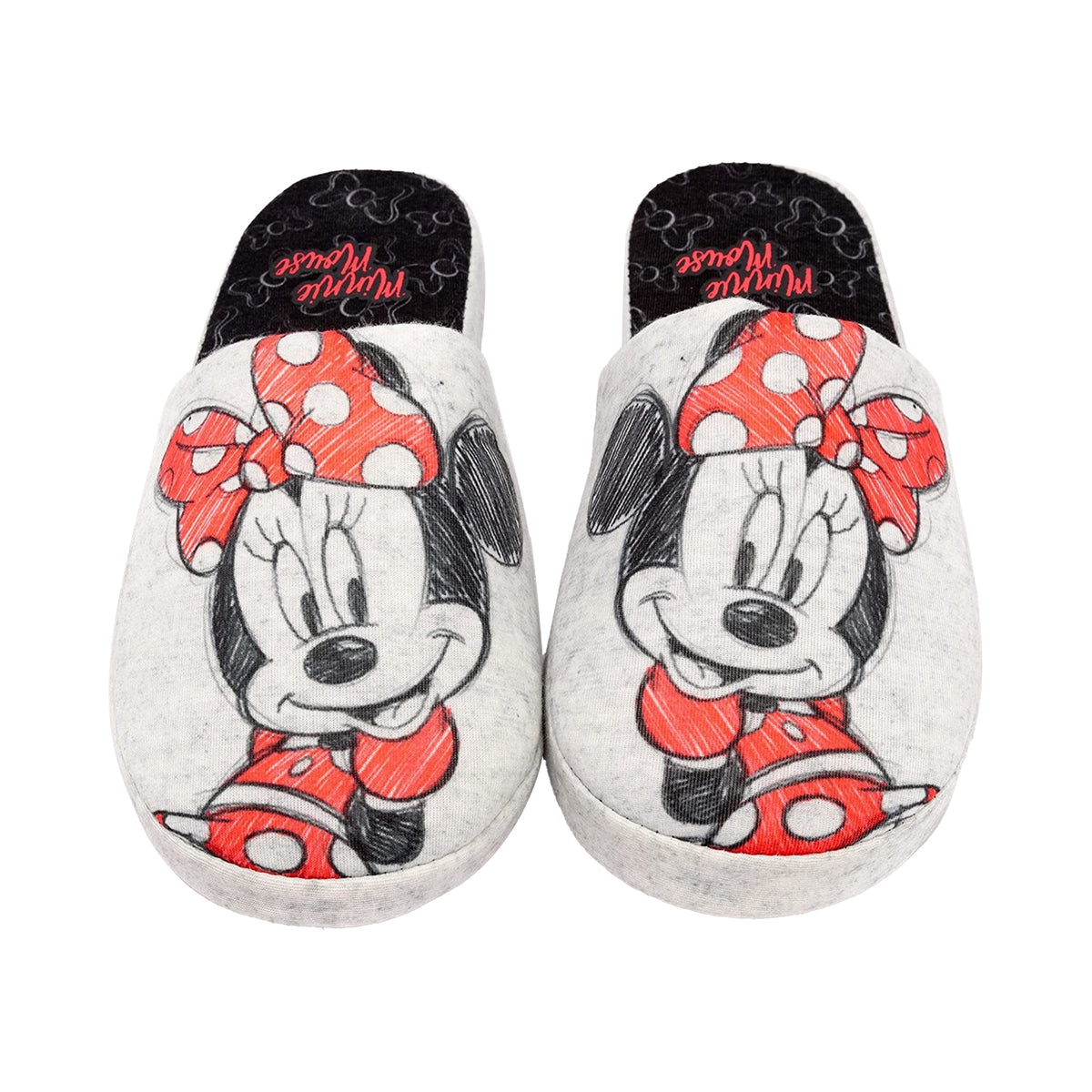 Girls minnie hot sale mouse slippers