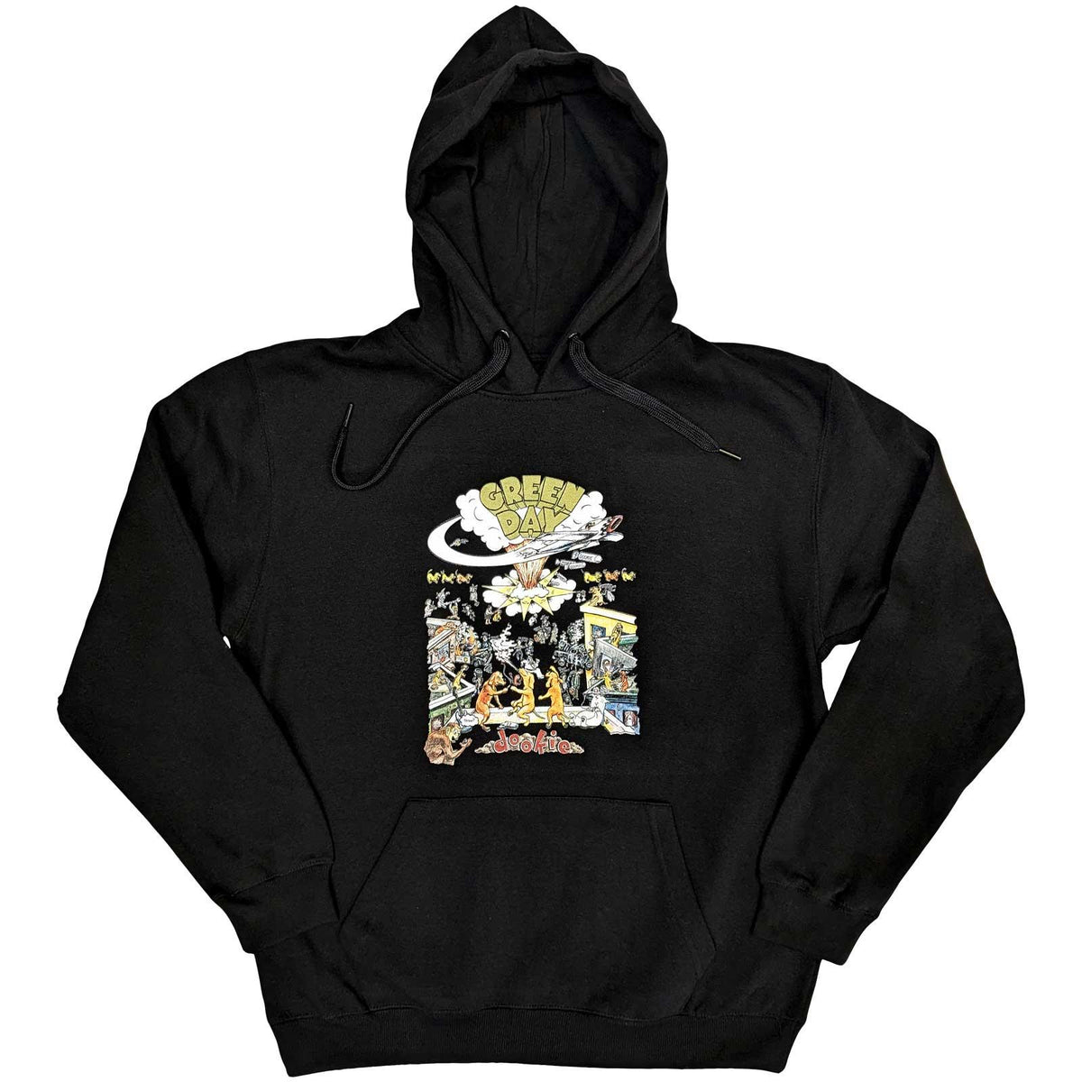 Green day hotsell zip up hoodie