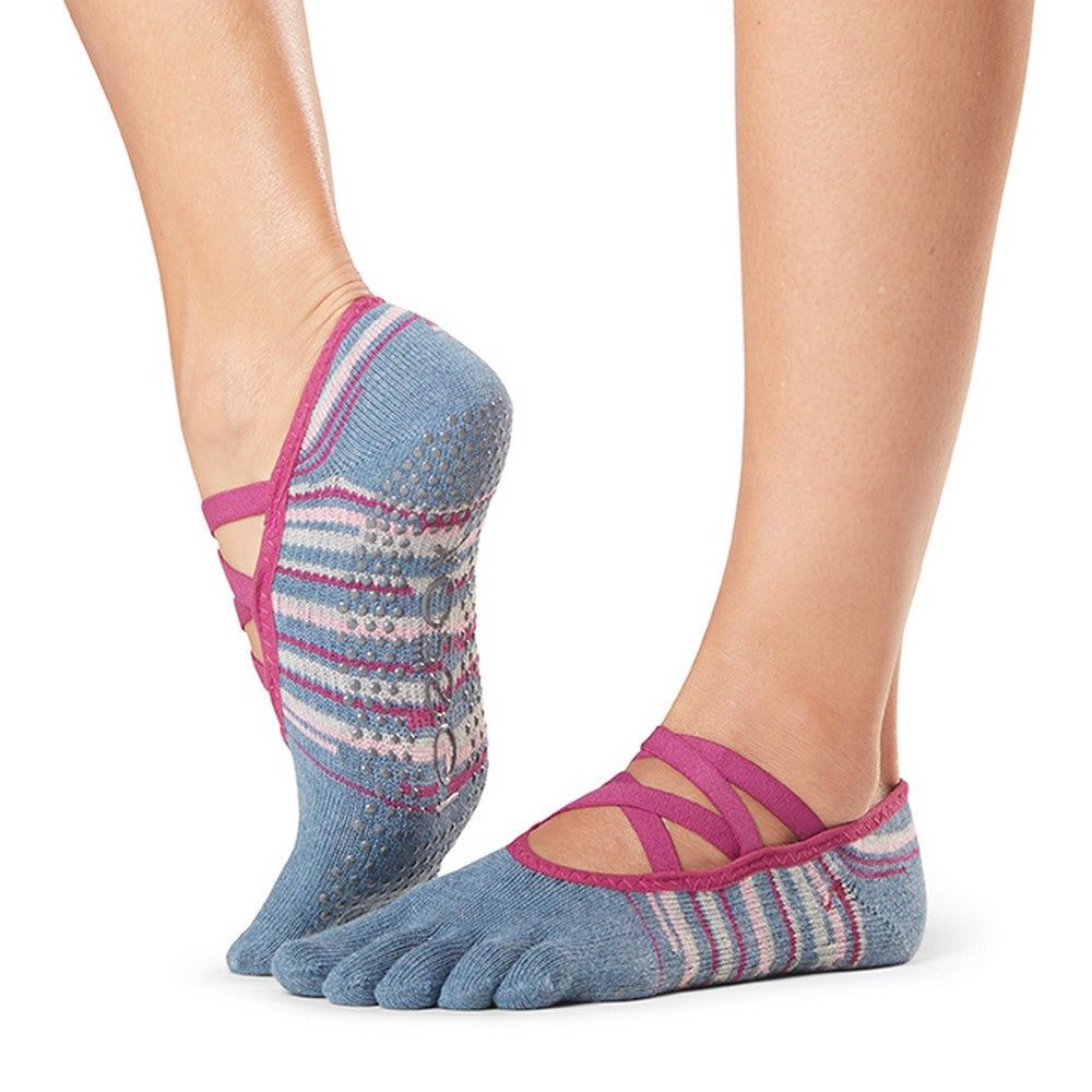 Toesox Womens/Ladies Bellarina Solstice Half Toe Socks