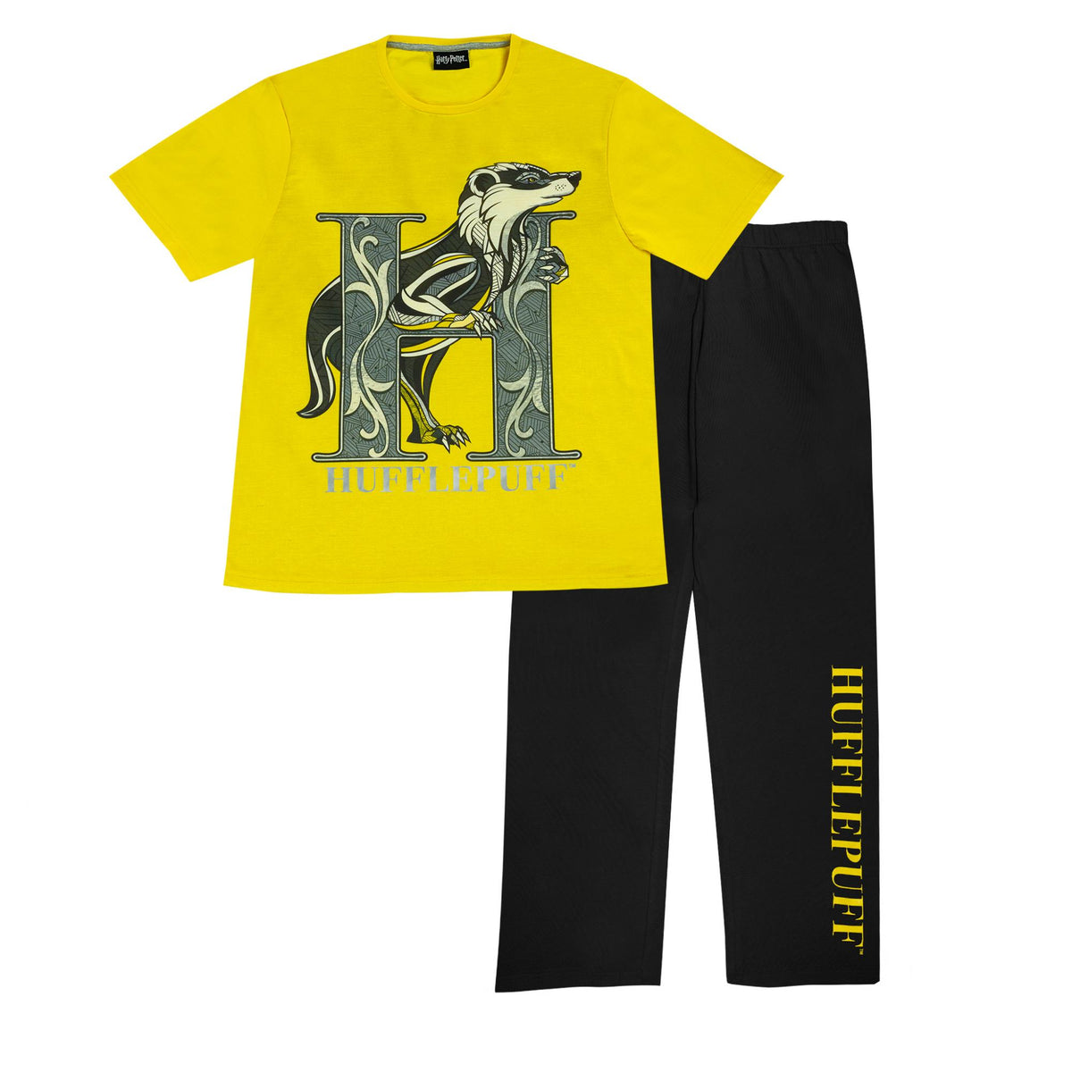 Harry Potter Girls Hufflepuff Pyjama Set Discounts on great Brands