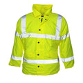 Front - Absolute Apparel Mens Hi Viz Jacket