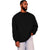Front - Casual Classics Mens Ringspun Cotton Tall Oversized Sweatshirt