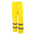 Front - Yoko Workwear Mens Hi-Vis Polycotton Work Trouser (Regular)