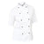 Front - Dennys Womens/Ladies Lightweight Short Sleeve Chefs Jacket / Chefswear