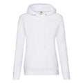 Front - Fruit Of The Loom Ladies Lady Fit Hooded Sweatshirt / Hoodie