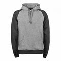 Front - Tee Jays Mens Two-Tone Hooded Sweatshirt