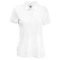 Front - Fruit Of The Loom Womens/Ladies Lady Fit Short-Sleeved Polo Shirt