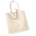 Front - Westford Mill Canvas Classic Shopper Bag - 26 Litres (Pack of 2)