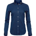 Front - Tee Jays Womens/Ladies Twill Shirt