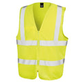 Front - SAFE-GUARD by Result Unisex Adult Zip Front Hi-Vis Vest