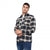 Front - Duck and Cover Mens Francore Checked Overshirt