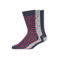 Front - French Connection Unisex Adult Oakley Socks (Pack of 3)