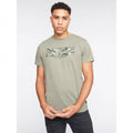 Black - Front - Duck and Cover Mens Camoville T-Shirt