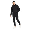 Front - Crosshatch Mens Emmon Hoodie And Joggers Set