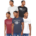 Front - Henleys Mens Varick T-Shirt (Pack of 5)