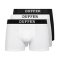 Front - Duffer Mens Classic Boxer Shorts (Pack of 3)