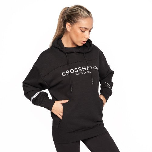 Crosshatch black label hoodie online