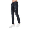 Front - Crosshatch Mens Elkslip Jeans