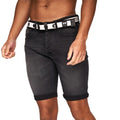 Front - Crosshatch Mens Reestier Denim Shorts