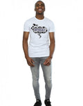 White - Lifestyle - Beetlejuice Mens Sandworm Logo T-Shirt