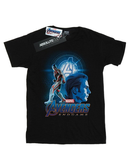 Marvel Girls Avengers Endgame Captain America Team Suit Cotton T Shirt Discounts on great Brands