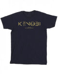 Front - Star Wars Mens Obi-Wan Kenobi Logo T-Shirt