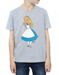 Sports Grey - Side - Disney Boys Alice In Wonderland Surprised Alice T-Shirt