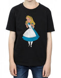 Black - Side - Disney Boys Alice In Wonderland Surprised Alice T-Shirt