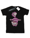 Front - Disney Boys Alice In Wonderland Cheshire Cat Upside Down T-Shirt