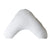 Front - Belledorm V Shape Micro Down Hotel Suite Luxury Filled Cushion