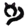 Front - Bristol Novelty Unisex Adults Marabou Cat Set