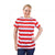 Front - Bristol Novelty Womens/Ladies Striped T-Shirt