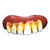 Front - Bristol Novelty Mr Groovy Dentures Fake Teeth With Impression Putty