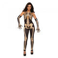 Front - Bristol Novelty Womens/Ladies Lady Bones Costume