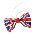 Front - Bristol Novelty Unisex Sequinned Union Jack Bow Tie