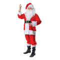 Front - Bristol Novelty Unisex Adults Fur Complete Christmas Santa Costume