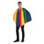 Front - Bristol Novelty Unisex Adults Short Rainbow Cape