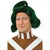 Front - Willy Wonka & the Chocolate Factory Unisex Adult Oompa Loompa Wig