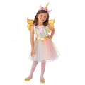 Front - Bristol Novelty Girls Sparkling Unicorn Costume