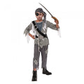 Front - Bristol Novelty Boys Pirate Ghost Halloween Costume