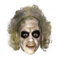 Front - Beetlejuice Unisex Adult 3/4 Mask With Hair