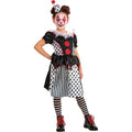 Front - Bristol Novelty Girls Clown Costume