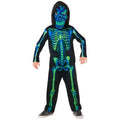 Front - Bristol Novelty Childrens/Kids Skeleton Neon Costume