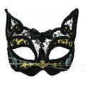 Front - Bristol Novelty Unisex Transparent Lace Leopard Mask