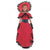 Front - Bristol Novelty Childrens/Girls Scarlett Costume