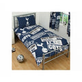 Front - Tottenham Hotspur Patch Single Duvet And Pillow Set