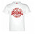 Front - Arsenal FC Unisex Adult Logo T-Shirt